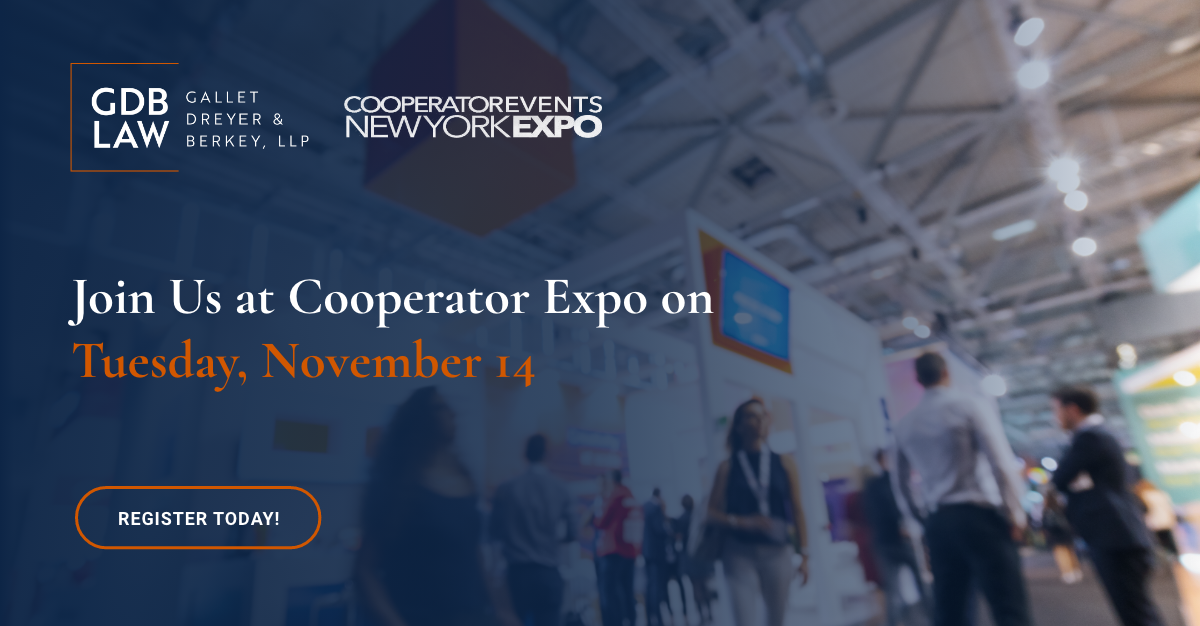 Join us at cooperator expo tuesday november 14 2023 in Jacob Javits Convention Center