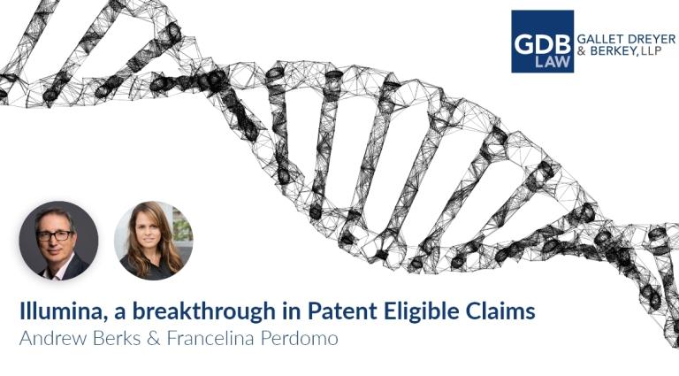 Illumina blog title with dna strand background