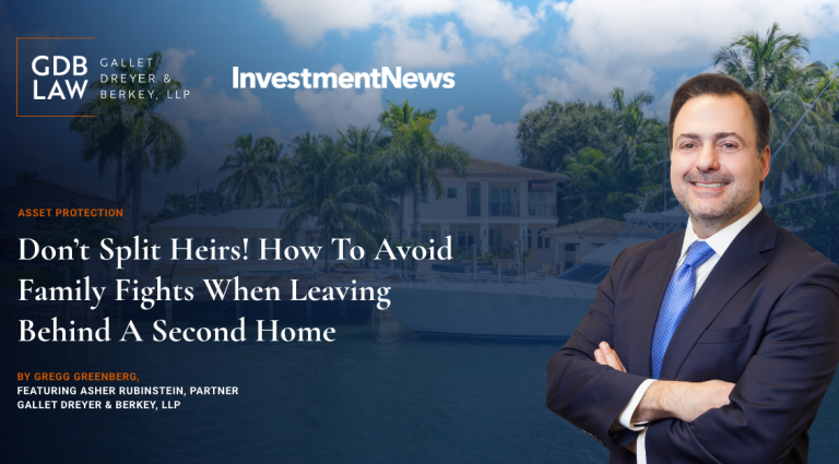 Don’t Split Heirs! How to Avoid Family Fights When Leaving Behind a Second Home Title Card with Asher Rubinstein in front of a vacation home