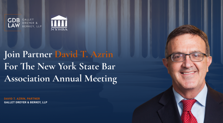 David Azrin NY Bar Association Annual Meeting Panel Event Graphic
