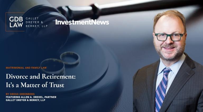 Divorce and Retirement: It's a Matter of Trust