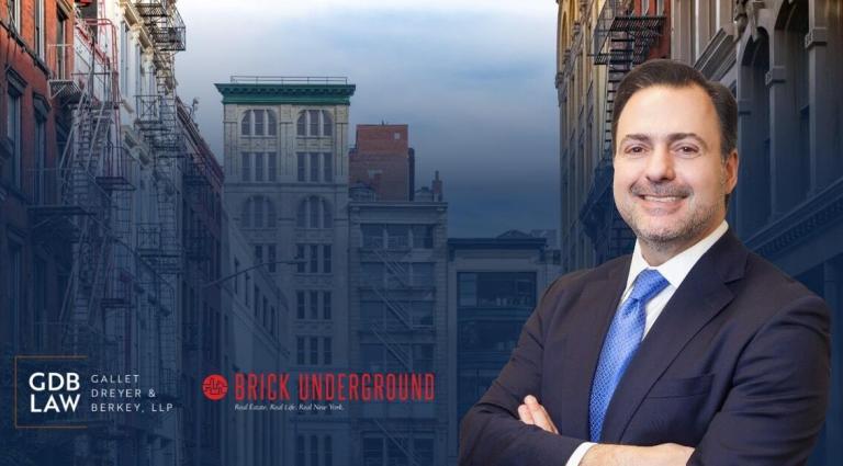How to Reduce Your Capital Gains Tax When Selling Your NYC Co-Op, Condo, or Brownstone Title Image with Asher Rubinstein in front of condominiums